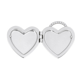 Stříbrný medailon SRDCE Cubic Zirconia