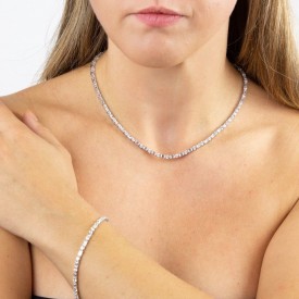 Stříbrný náhrdelník Diamonfire