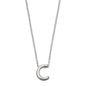 Stříbrný náhrdelník, písmeno C
