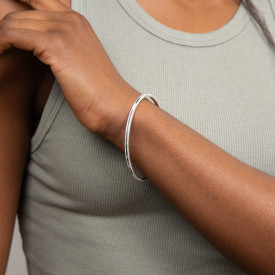 Stříbrný náramek 3mm