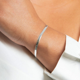 Stříbrný náramek Herringbone Chain