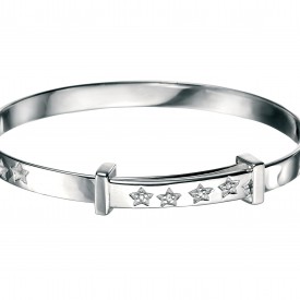 Stříbrný náramek s diamantem D for diamond