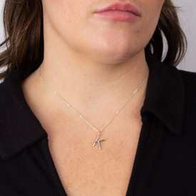 Stříbrný přívěsek Písmeno K