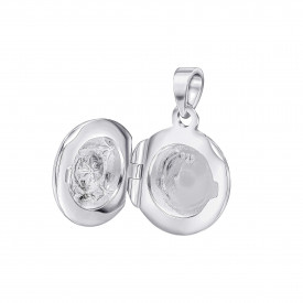Stříbrný přívěsek otevírací medailon