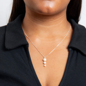 Stříbrný přívěsek Gradient Pearl