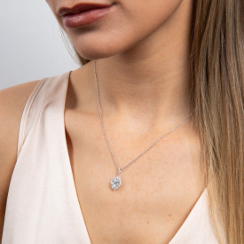 Stříbrný přívěsek + řetízek Diamonfire