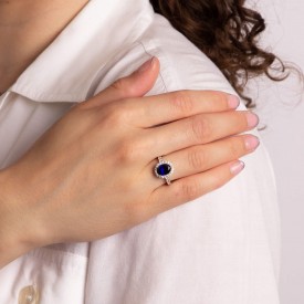 Stříbrný prsten Diamonfier