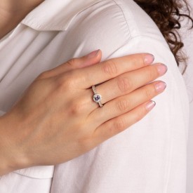 Stříbrný prsten Diamonfire