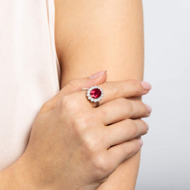 Stříbrný prsten Diamonfire