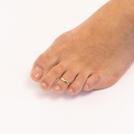 Stříbrný prsten na nohu GOLD