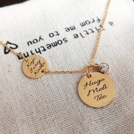 Ocelový náhrdelník na gravírování