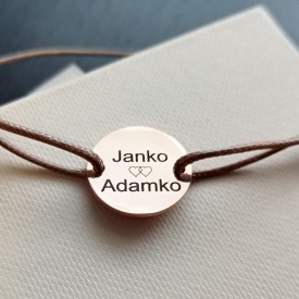 Náramek na gravírování, chirurgická ocel (unisex)
